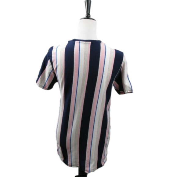 San Francisco Striped Knit Short Sleeve Top Size Small - Picture 3 of 5